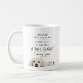 Mug Dog Pregnancy Announcement (Gauche)