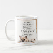 Mug Dog Pregnancy Announcement (Gauche)
