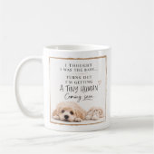 Mug Dog Pregnancy Announcement (Gauche)