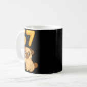 Mug Dog Pug 67 Meme Six Seven Balloon Funny Gen Alpha (Devant gauche)