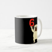 Mug Dog Pug Funny 67 Meme Six Seven  (Devant droit)
