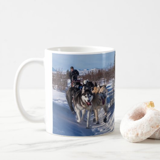 Mug Dog sled (Avec donut)