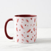 Mug Dog with Heart Glasses Glitter Love Hearts (Gauche)