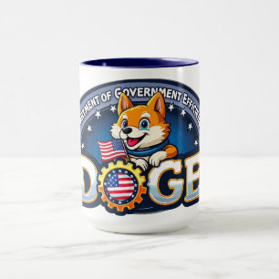 Mug DOGE Département de l'efficacité du gouvernement L
