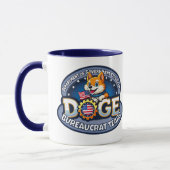 Mug DOGE Dept of Government Efficacité Bureaucrate Lar (Gauche)