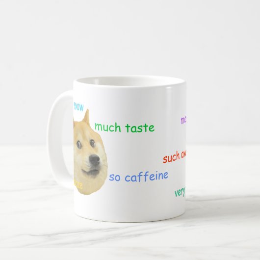 Mug Doge Funny Meme (Devant gauche)