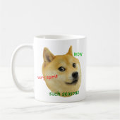 Mug Doge Holiday Funny Meme (Gauche)