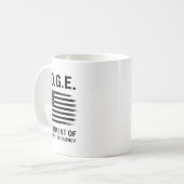 Mug Doge Ministère De L'Efficacité Du Gouvernement 4 (Devant gauche)
