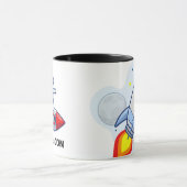 Mug Dogecoin À La Lune Rocket Man Space Doge Crypto (Centre)