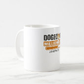 Mug Dogecoin Millionaire Chargement de Crypto Funny (Devant gauche)