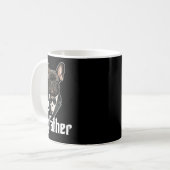 Mug Dogfather French Buldog Papa Frenchie Papa Chien P (Devant gauche)