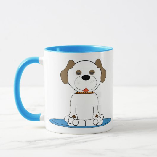 Mug Doggie waiting for owners to return home (Gauche)