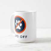 Mug DogGoneIt - Paws Off-15 oz (Devant gauche)