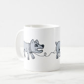 Mug Doggy Walkies. (Devant gauche)