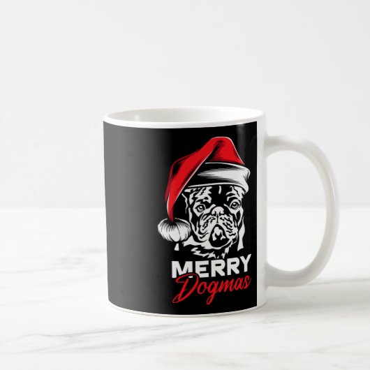 Mug Dogmas Bouledogue Français Frenchie Noël (Droite)