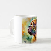 Mug Dogue de Bordeaux 150624AREF101 - Watercolor (Devant gauche)