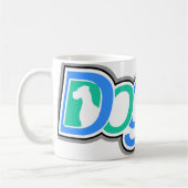 Mug Dogue Texte avec tête (Gauche)
