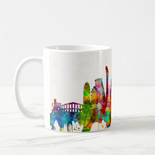 Mug Doha Qatar Skyline (Gauche)