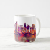 Mug Doha Qatar Skyline (Devant droit)