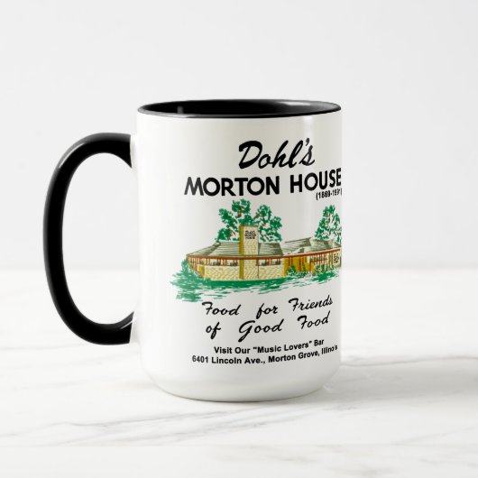 Mug Dohl's Morton House Restaurant, Morton Grove, IL (Gauche)