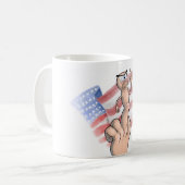Mug Doigt moyen patriotique (Devant gauche)