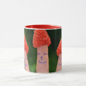 Mug Doigts de framboise amusants (Centre)