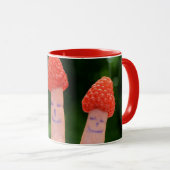 Mug Doigts de framboise amusants (Devant droit)