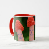 Mug Doigts de framboise amusants (Devant gauche)