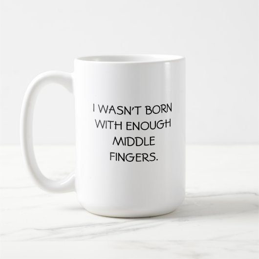 MUG DOIGTS MOYENS DE MUG-ENOUGH (Gauche)
