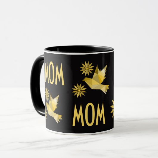 MUG D'OISEAU CRÉATIF POUR LA MÈRE ACTUELLE (Devant gauche)
