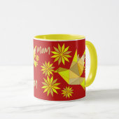 MUG D'OISEAU CRÉATIF POUR LA MÈRE ACTUELLE (Devant droit)