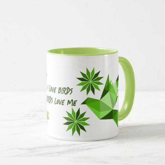 MUG D'OISEAU CRÉATIF POUR LE PRÉSENT (Devant droit)