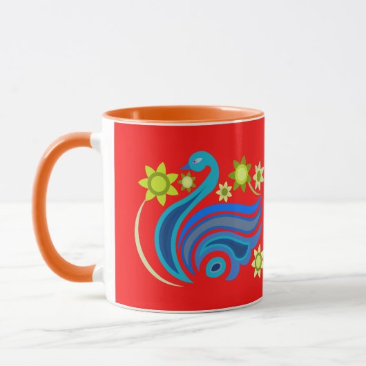 MUG D'OISEAU CRÉATIF POUR LE PRÉSENT (Gauche)