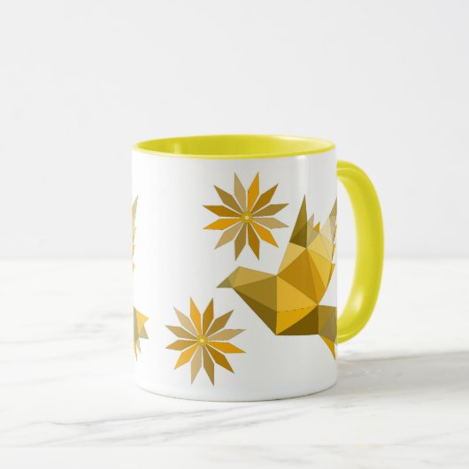MUG D'OISEAU CRÉATIF POUR LE PRÉSENT (Devant droit)