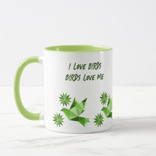 MUG D'OISEAU CRÉATIF POUR LE PRÉSENT (Gauche)