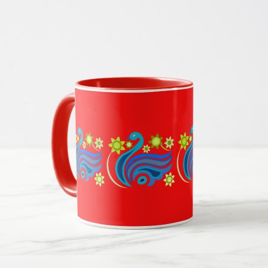 MUG D'OISEAU CRÉATIF POUR LE PRÉSENT (Devant gauche)