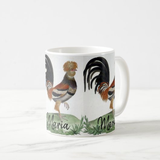 Mug d'oiseaux français (Devant droit)