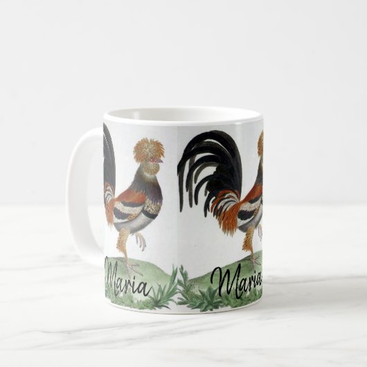 Mug d'oiseaux français (Devant gauche)