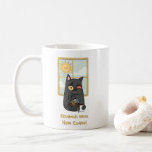 Doit Avoir Du Café À Chat Non Chanté Poursuivant J