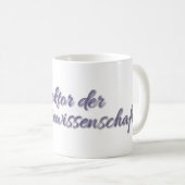 Mug Doktor der Philosophiewissenschaften (Devant droit)