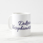 Mug Doktor der Philosophiewissenschaften (Devant gauche)