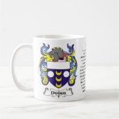 Mug Dolan, origine, signification et la crête sur une (Gauche)