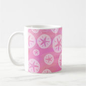 Mug Dollar de sable blanc et rose (Gauche)