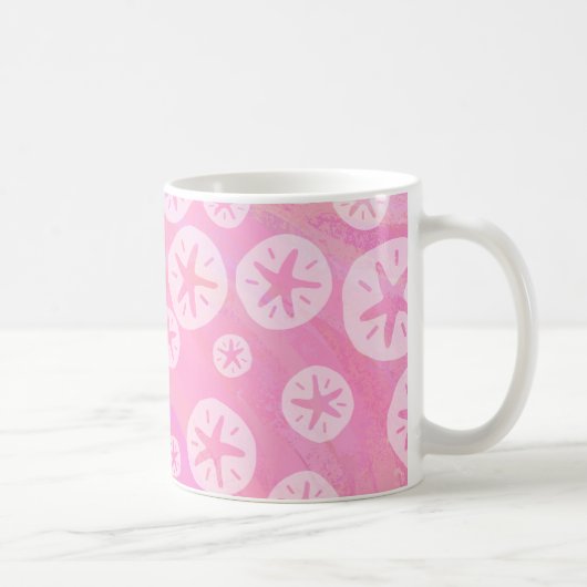 Mug Dollar de sable blanc et rose (Droite)