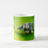 Mug Dollar facture origami éléphant sur arrière - plan (Centre)