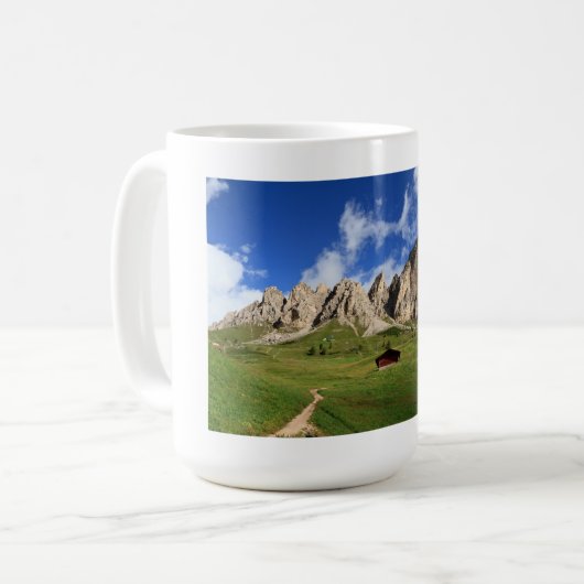 Mug Dolomites de cercle - passage de Gardena (Devant gauche)