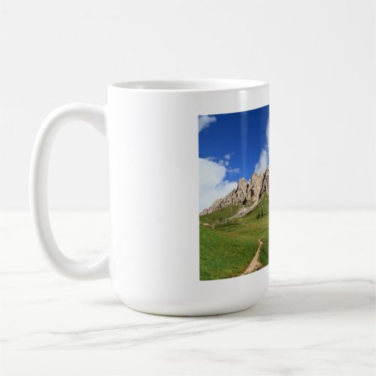 Mug Dolomites de cercle - passage de Gardena (Gauche)