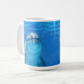 Mug Dolphin Bleu Océan L'Océan appelle Je dois aller (Devant gauche)