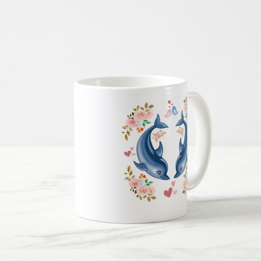 Mug Dolphin Love (Devant droit)