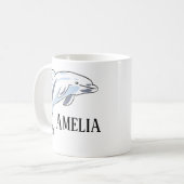 Mug DOLPHIN personnalisé de l'enfant (Devant gauche)